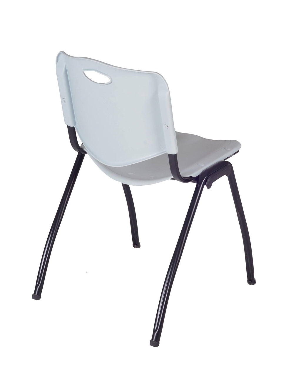 Round Breakroom Table with 4 Stack Chairs C114312