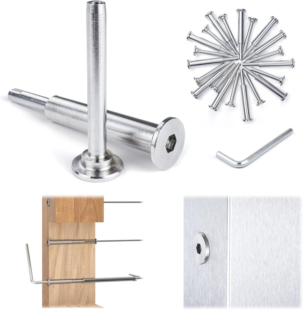 10Pack T316 Stainless Steel Cable Railing Kit G28304