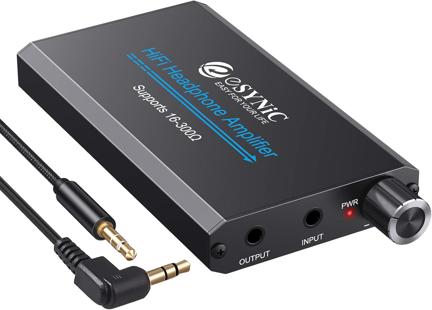 Portable Headphone Amplifier with 3.5mm Gain Switch V9009