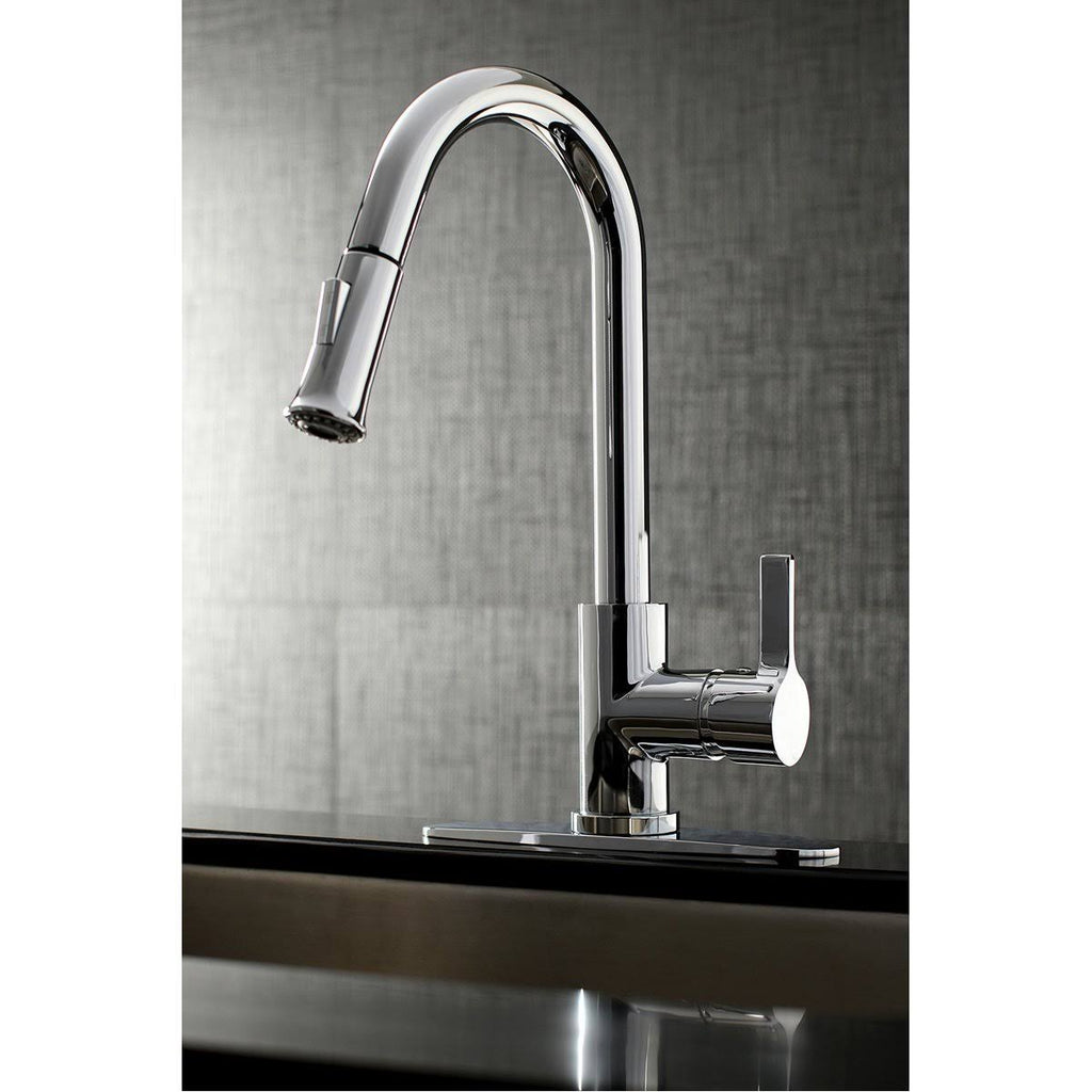 Brushed Nickel Pull-Down Kitchen Faucet X7505