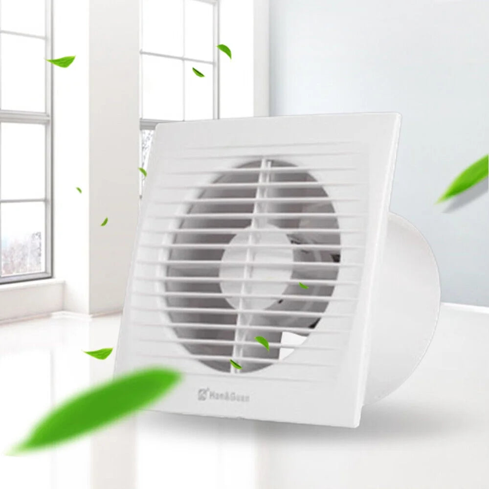 Wall-Mounted Square Exhaust Fan 6" Ventilation Extractor Fan 110V S820404