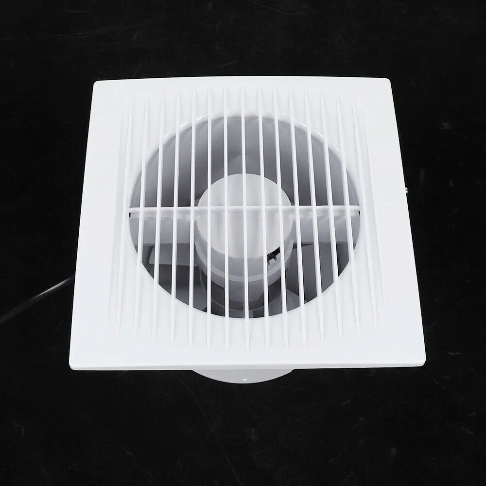 Wall-Mounted Square Exhaust Fan 6" Ventilation Extractor Fan 110V S820404