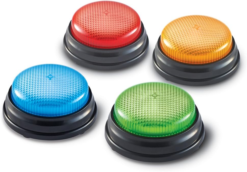 Lights and Sounds Buzzers, Set of 12, Ages 3+ T285
