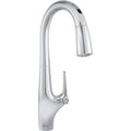 Chrome Hands-Free Pull-Down Kitchen Faucet H4844
