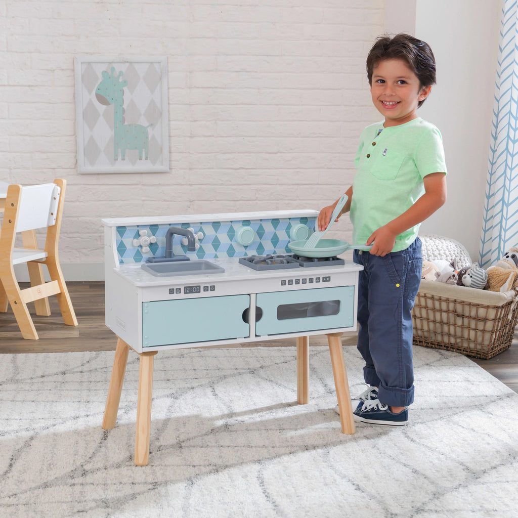 Wooden Tabletop Kitchen with Removable Legs B9021