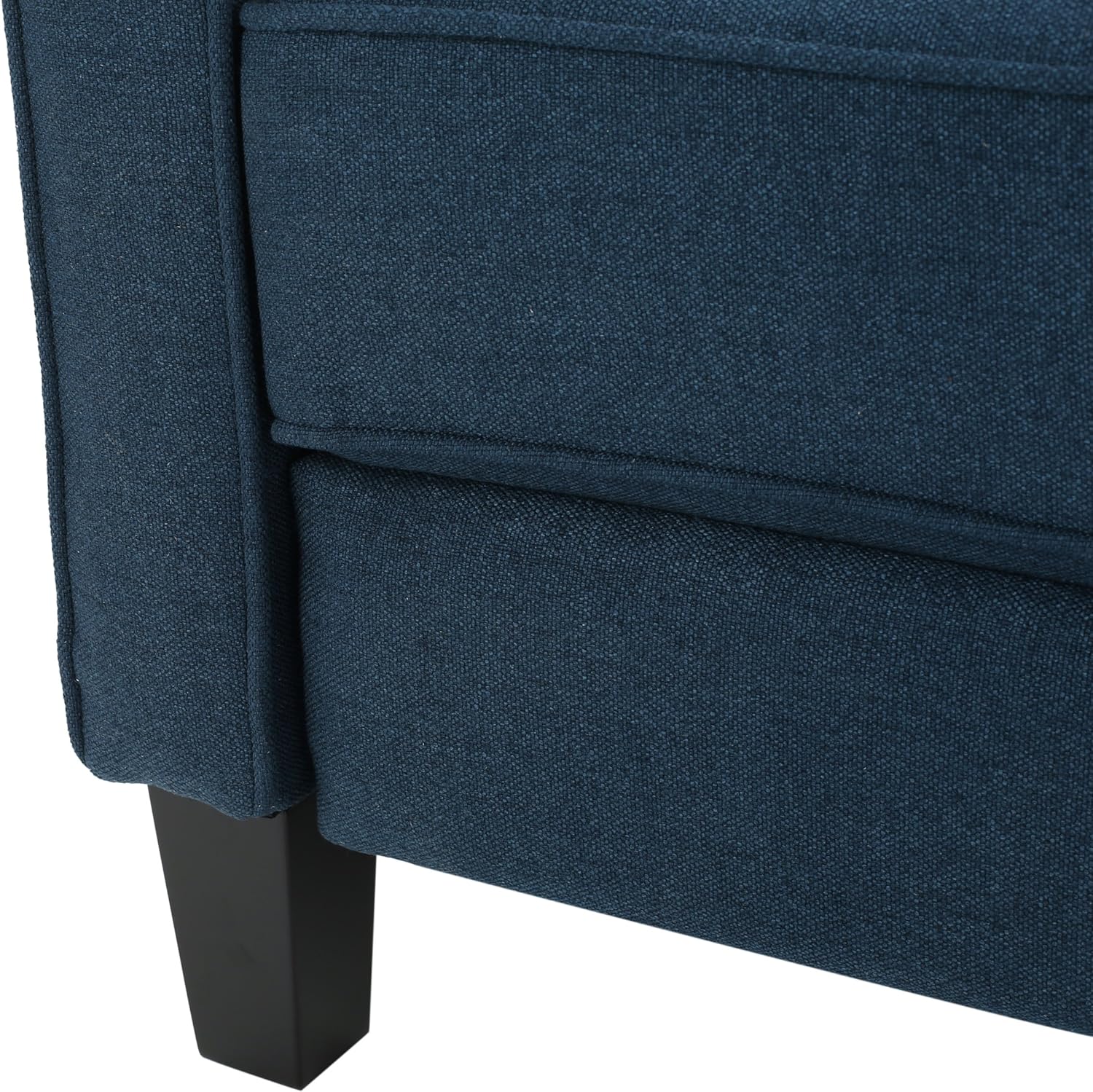 Dark Blue Fabric Recliner Club Chair F89945