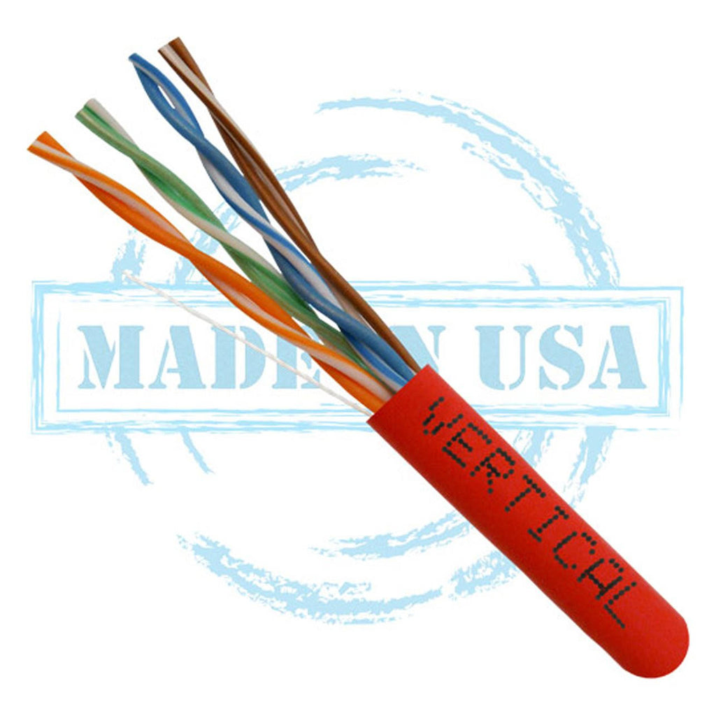 Cat6 UTP 23AWG 8C Solid Bare Copper Plenum Bulk Ethernet Cable C738270