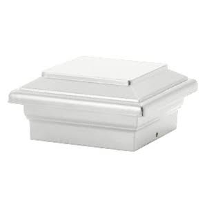 Sky White Decorative Post Cap Q173