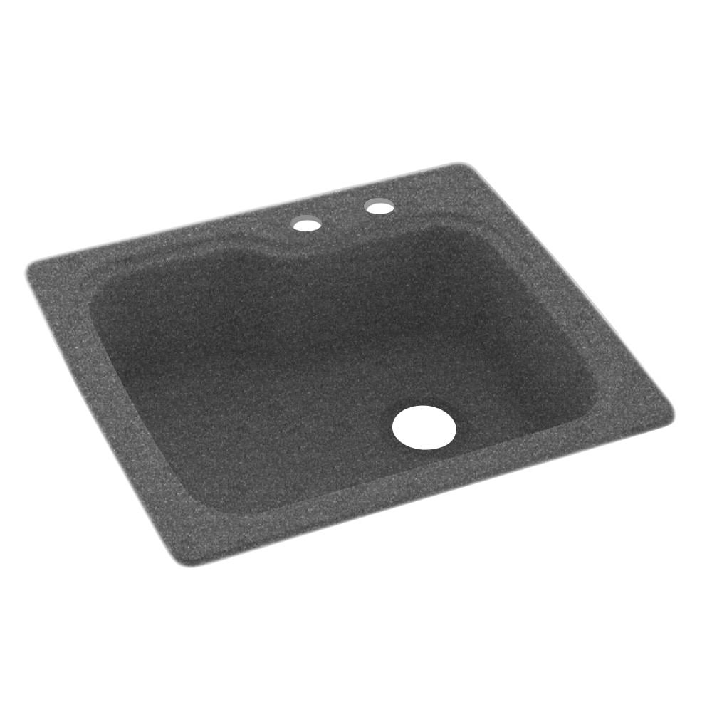 2-Hole Solid Surface Kitchen Sink F167