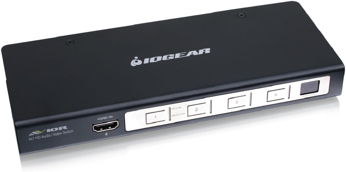 HDMI 4 Port Switch with IR Remote Control W746376