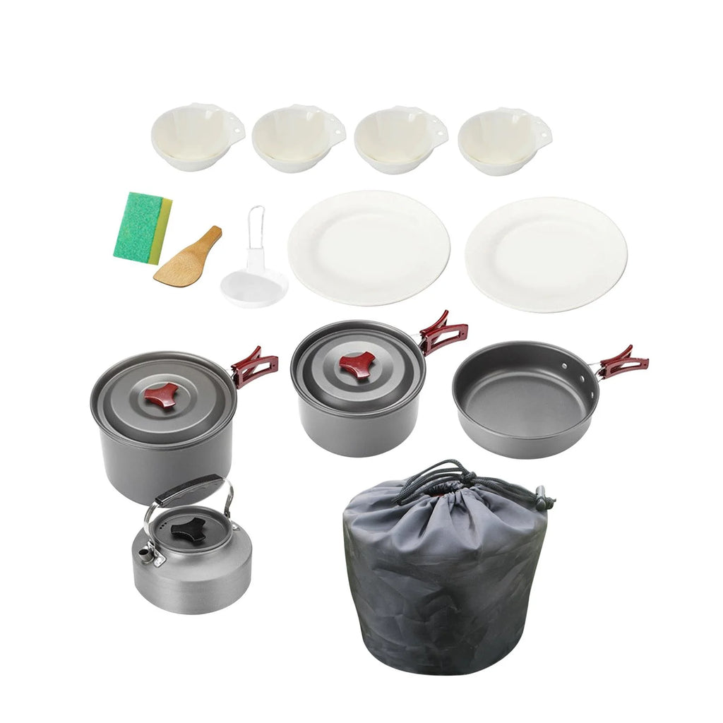 Camping Cookware Non Stick for Campfire Q619