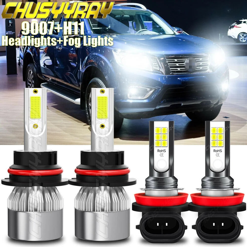 9007 & H11 LED Headlight Fog Light Bulb Q54544