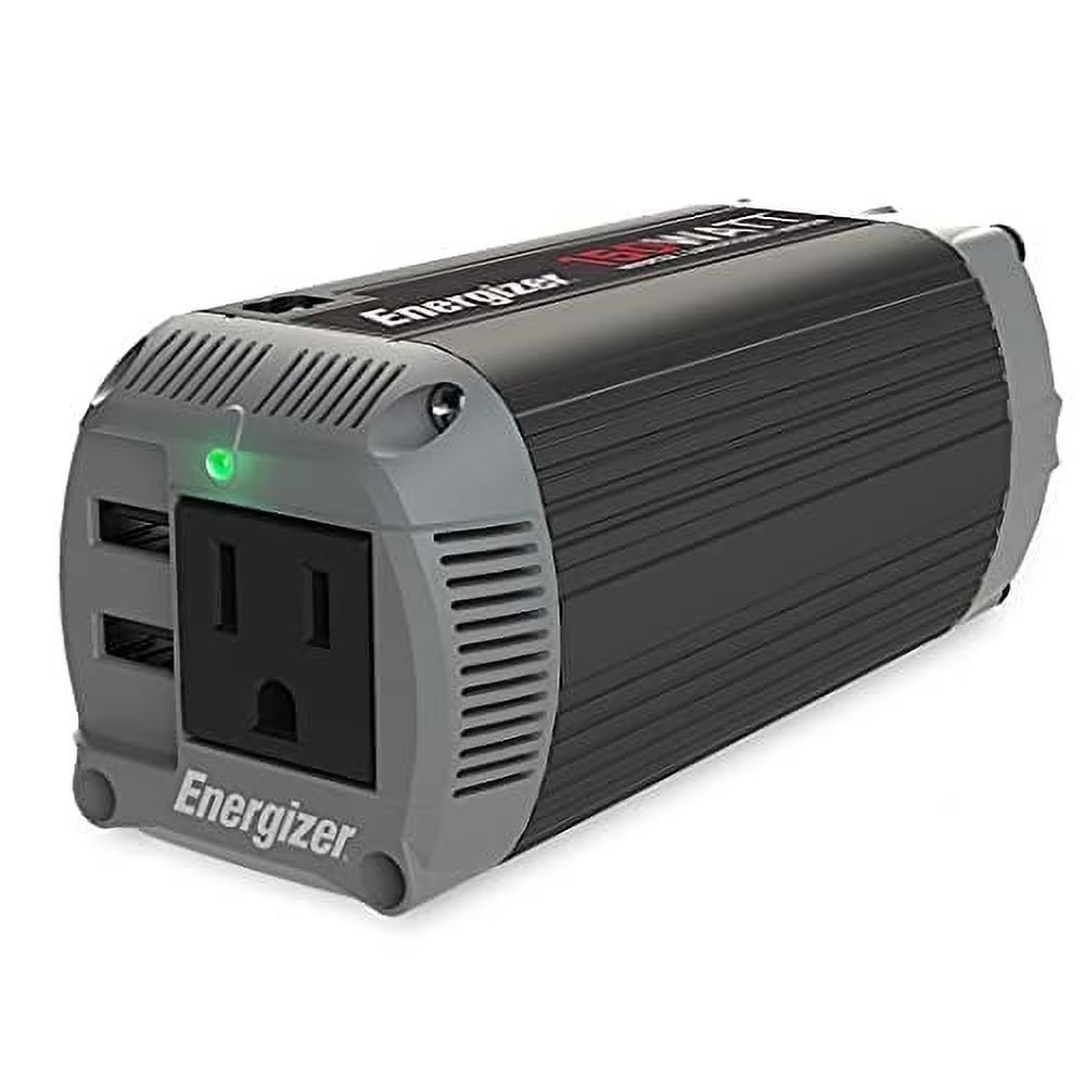 150 Watt Pure Sine Wave Car Power Inverter with Cigarette Lighter Plug and 2 USB Ports Q7852