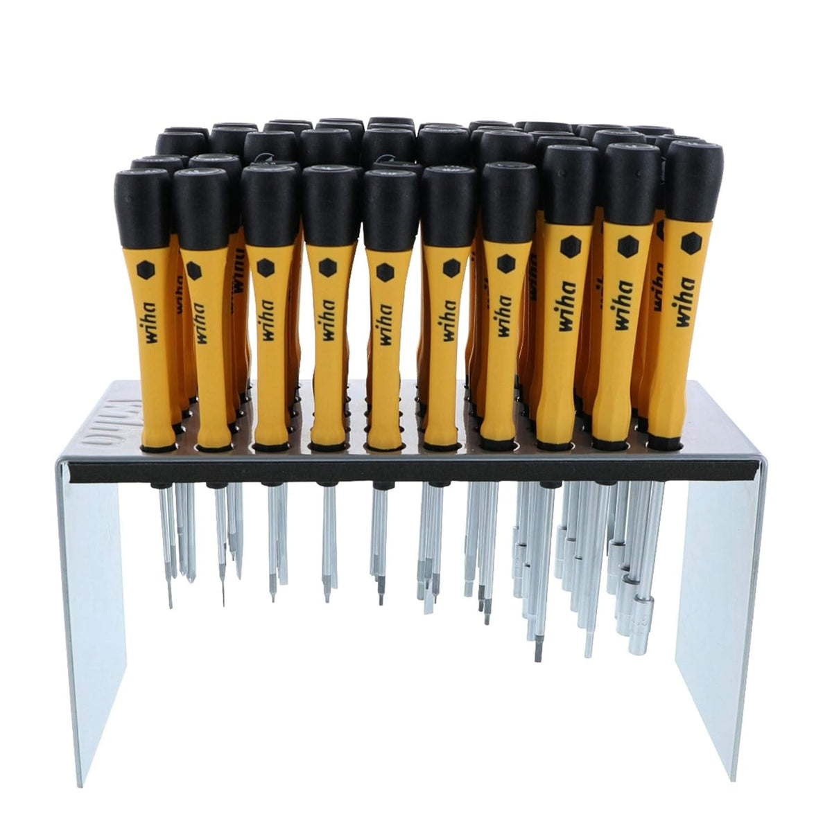 50 Piece ESD Safe Precision Screwdriver Set in Steel Rack F614