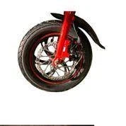 Red Folding Electric Bike J342