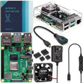 Raspberry Pi 4 8GB Basic Kit with Clear Transparent Fan Cooled Case B679