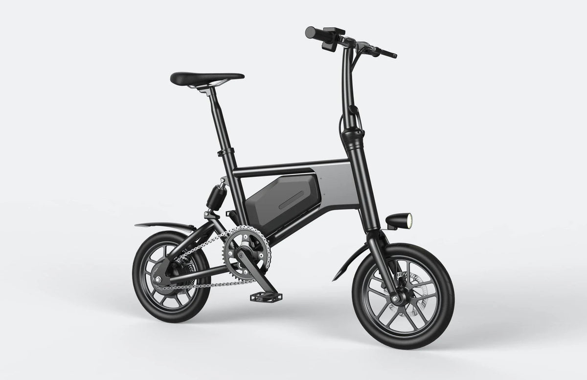 Red Folding Electric Bike J342