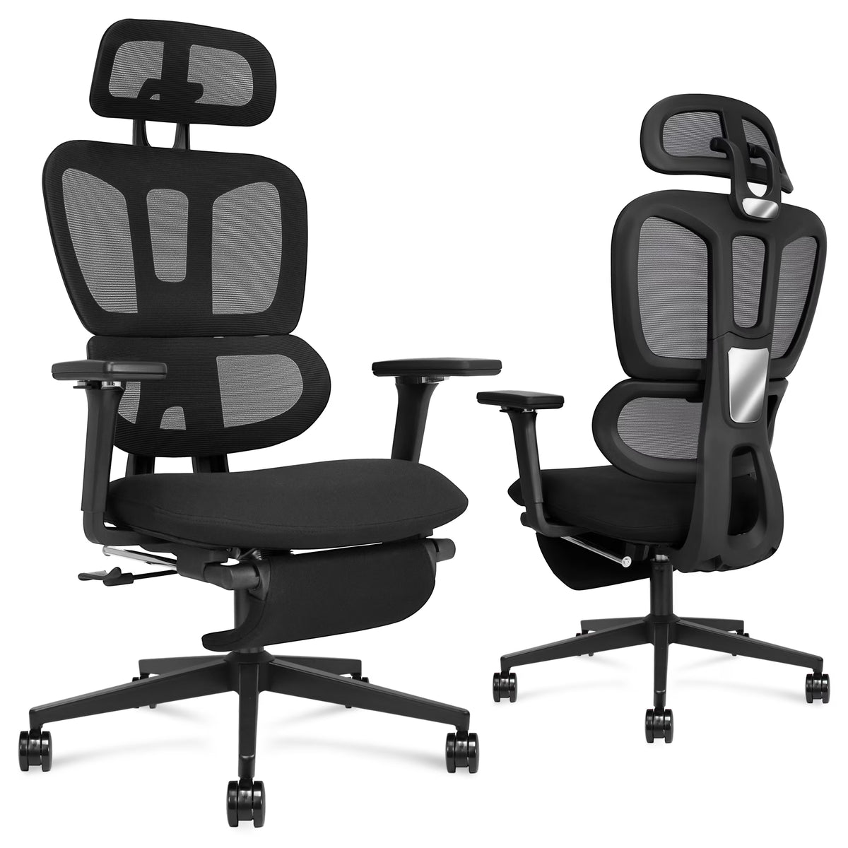 Mesh Office Chair with Footrest R258