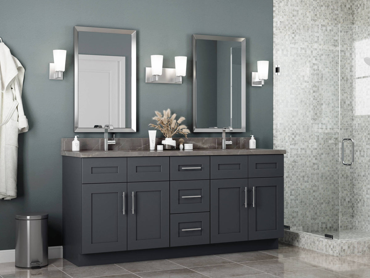 Gray Semi-Custom Wall Cabinet N881677