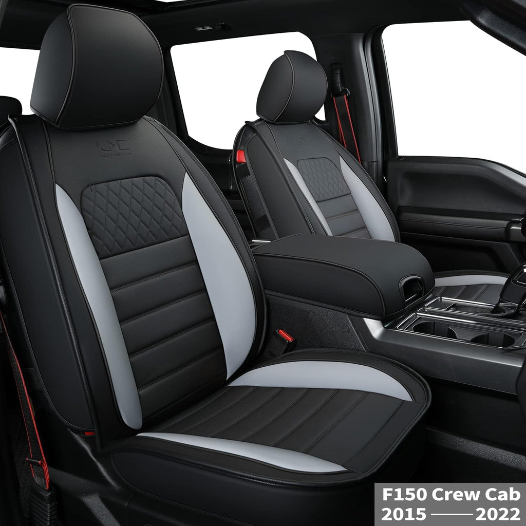Black 2 pcs Front Seat Covers R441