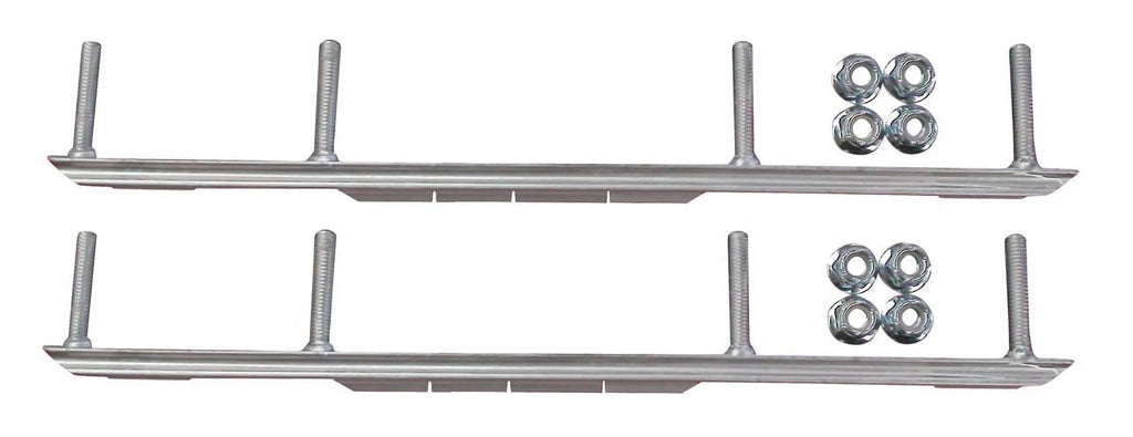Black XCS Snowmobile Skis with 4.5" Shaper Bars Complete Kit Q1612