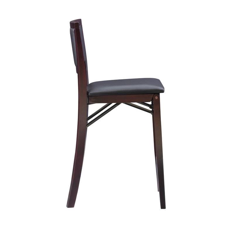 Dark Brown Folding Counter Stool V9371