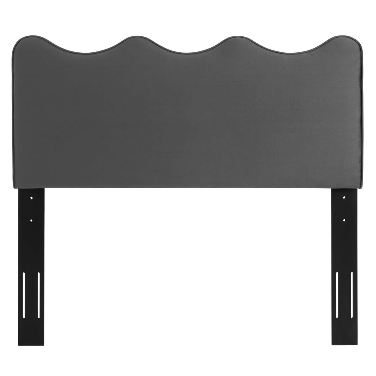 Light Gray Velvet Headboard King/California King J752259