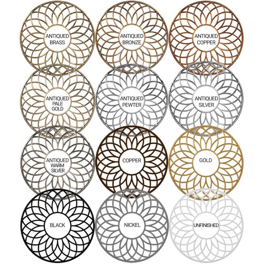 40x22OD x 13 5/8x22ID x 1x22P PVC Ceiling Medallion O9106