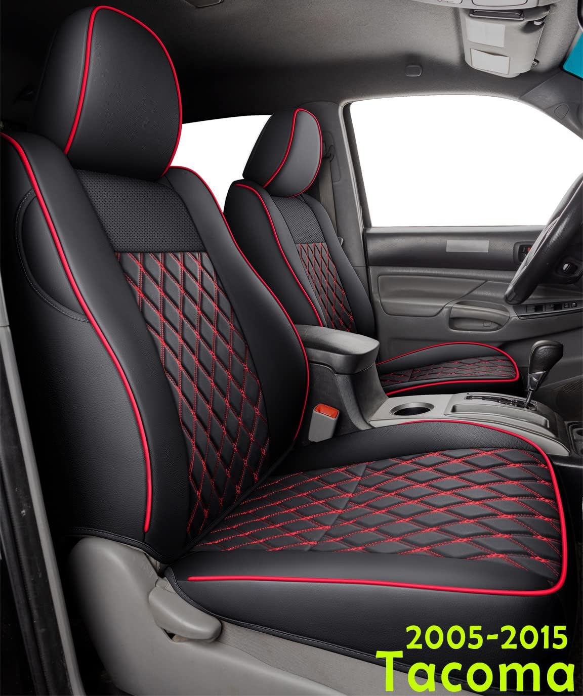 Blue Faux Leather Full-Set Seat Covers L800577