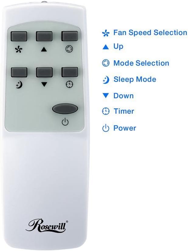 Portable Air Conditioner 7000 BTU 3-in-1 with Remote Control F843341