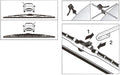 Wiper Blade Set 3 Pieces Pack of 2 X748