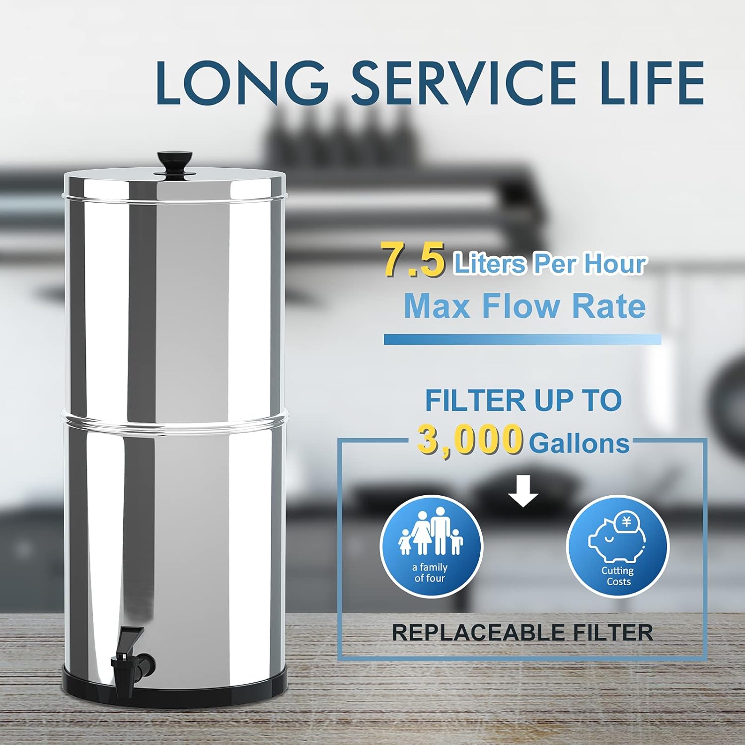 Black Purification Elements Water Purifier Replacement Filters D2745