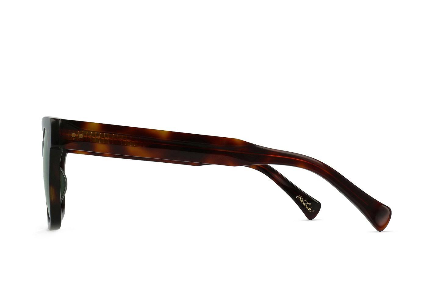 West Kola Tortoise Green Polarized 55 Sunglasses S666
