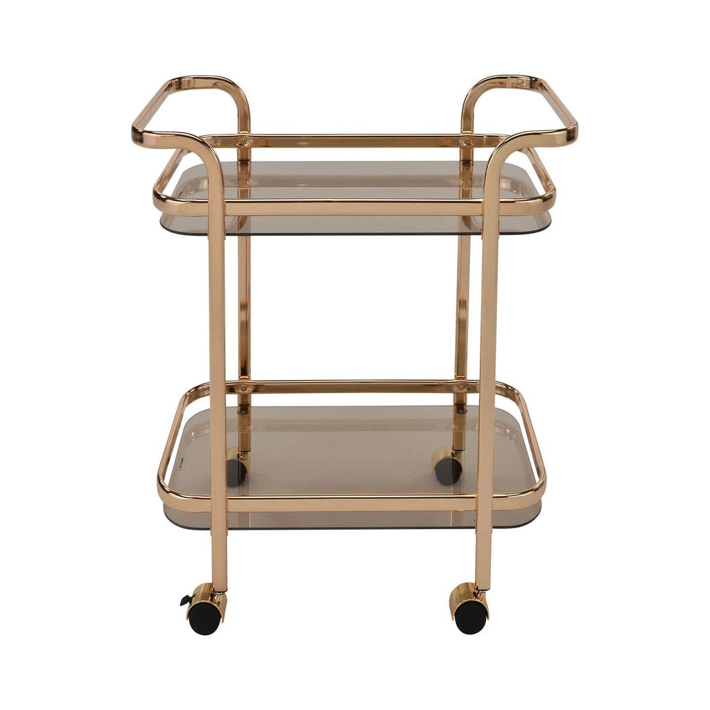 2 Tier Gold Bar Cart Z73277