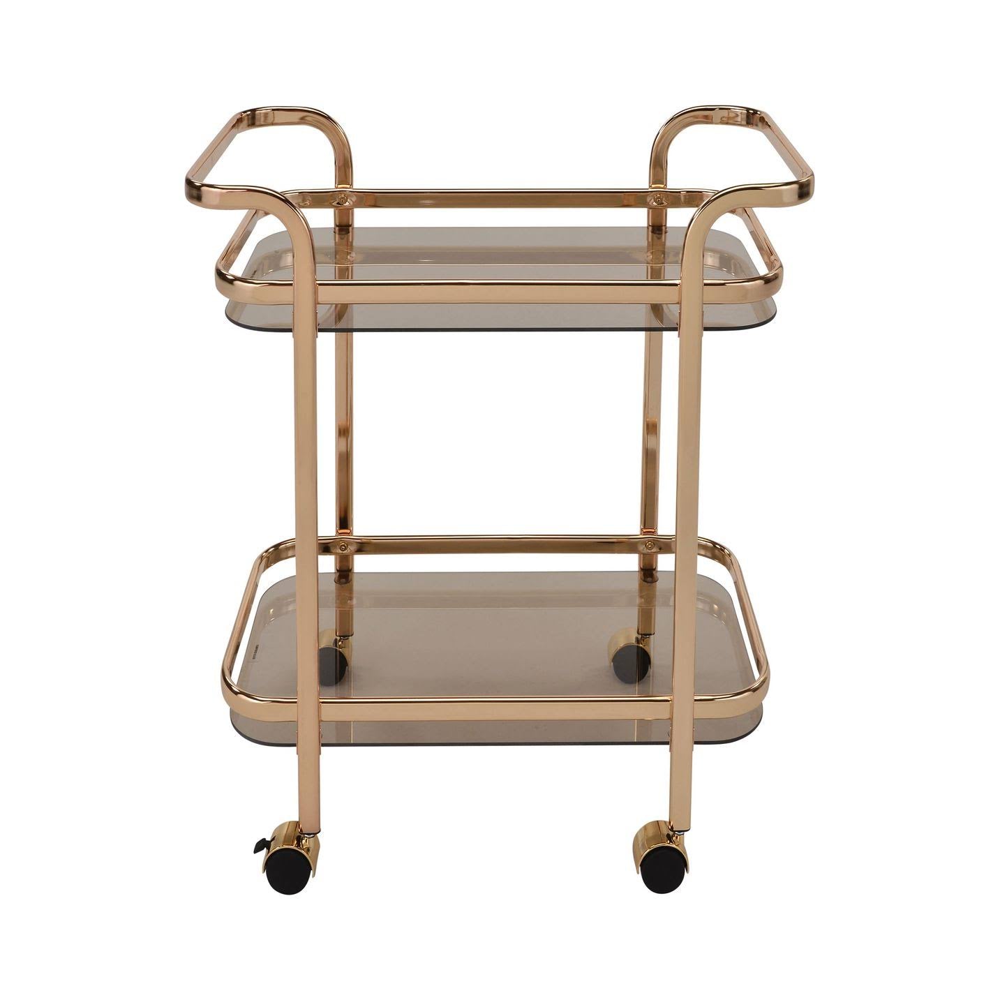 2 Tier Gold Bar Cart Z73277