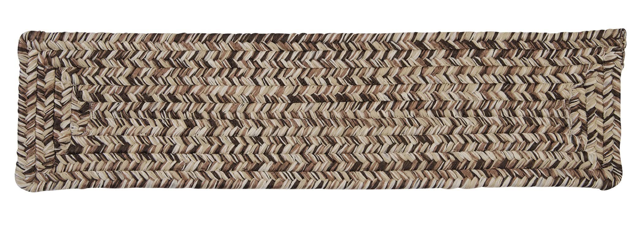 Weathered Brown Braided Rug O8583