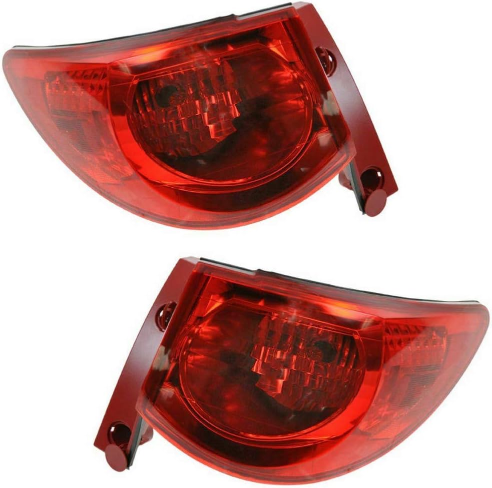 Tail Light Assembly Pair for Chevy Traverse 2009-2012 J172