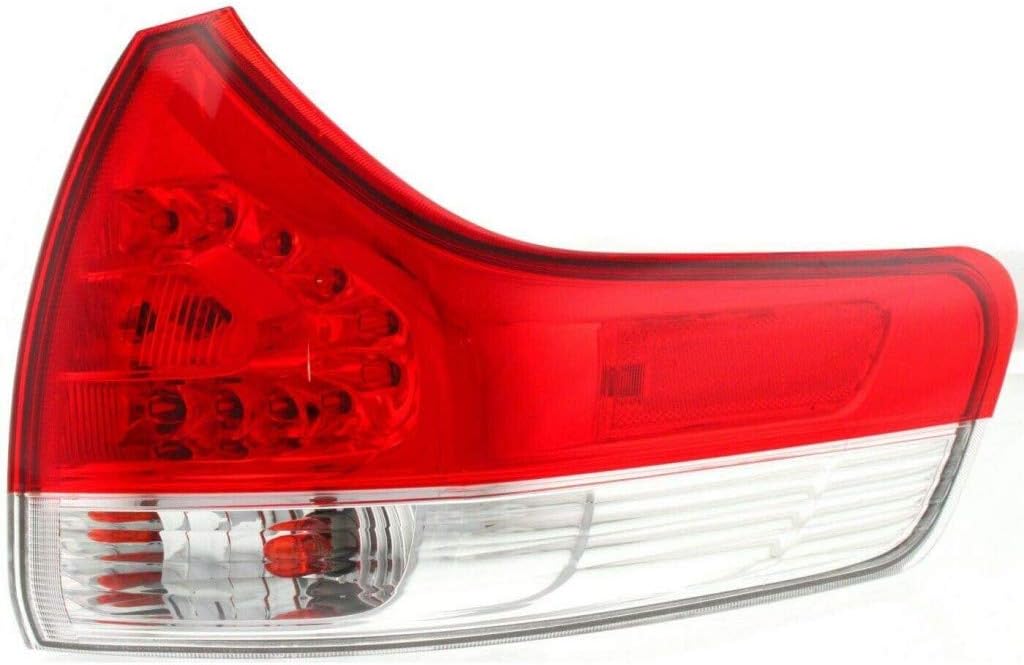 Tail Light Assembly for Toyota Sienna 2011 2012 Passenger Side X595