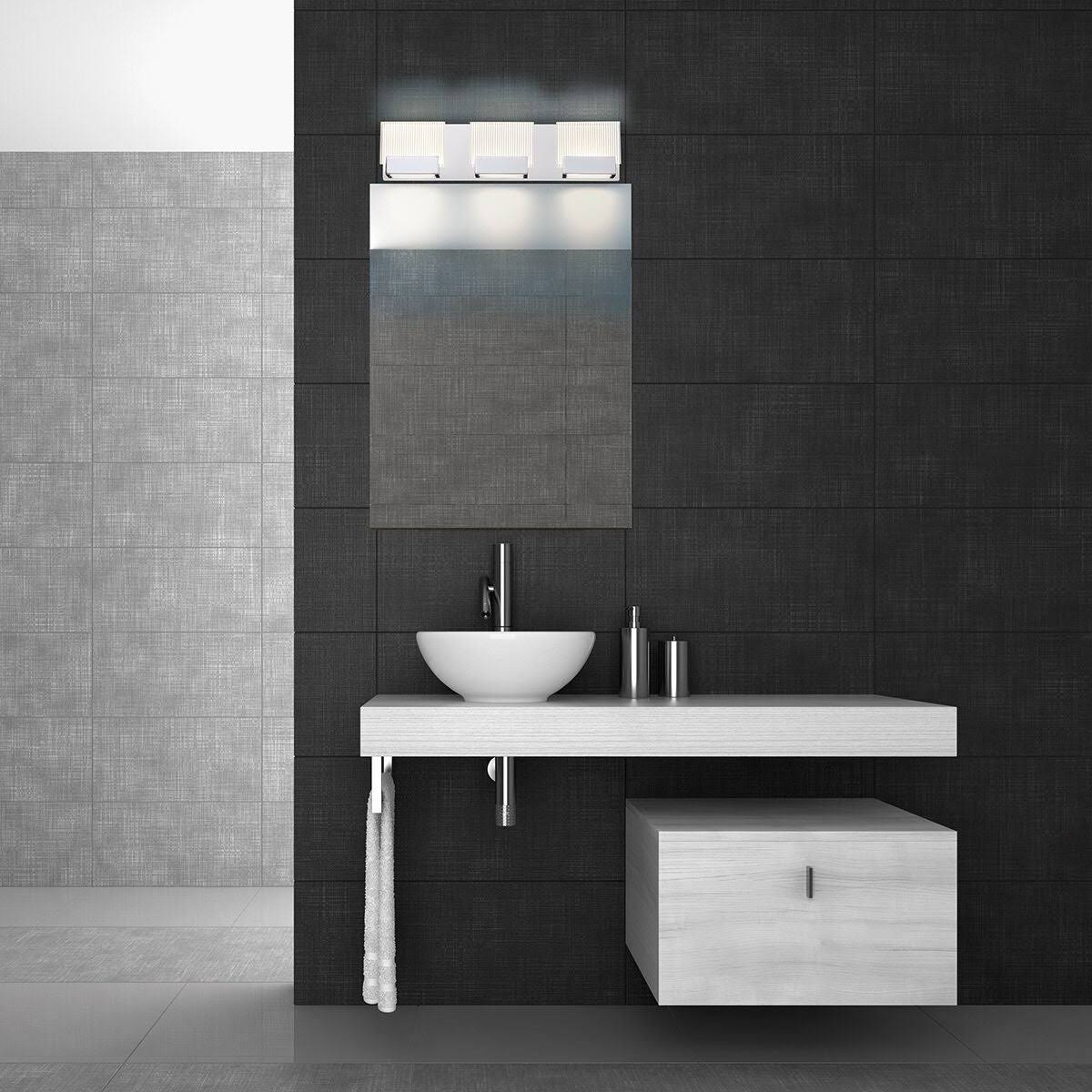 Chrome LED Bathbar W9644