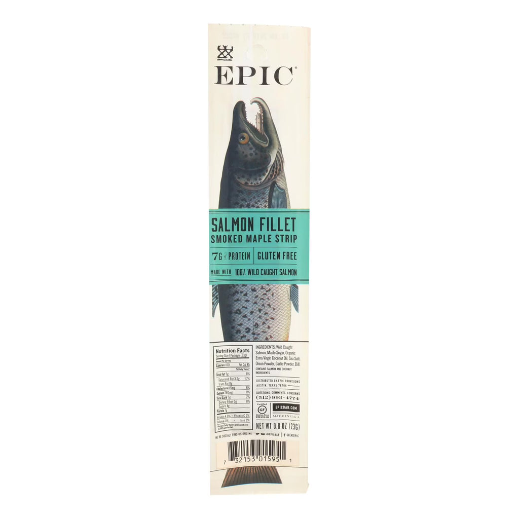 Smoked Maple Salmon Fillet - Case of 20 - .8 oz. I997