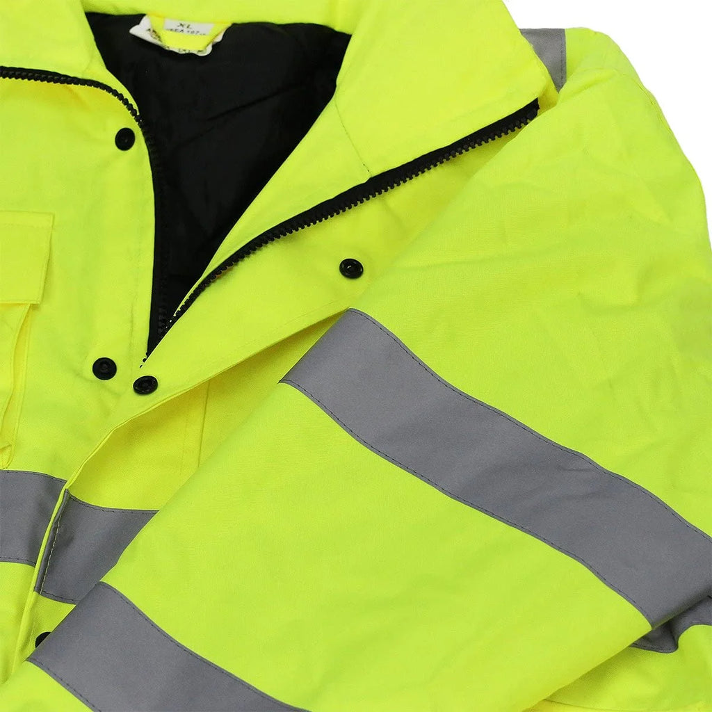 XL Size High Visibility Reflective Winter Bomber Jacket H651268