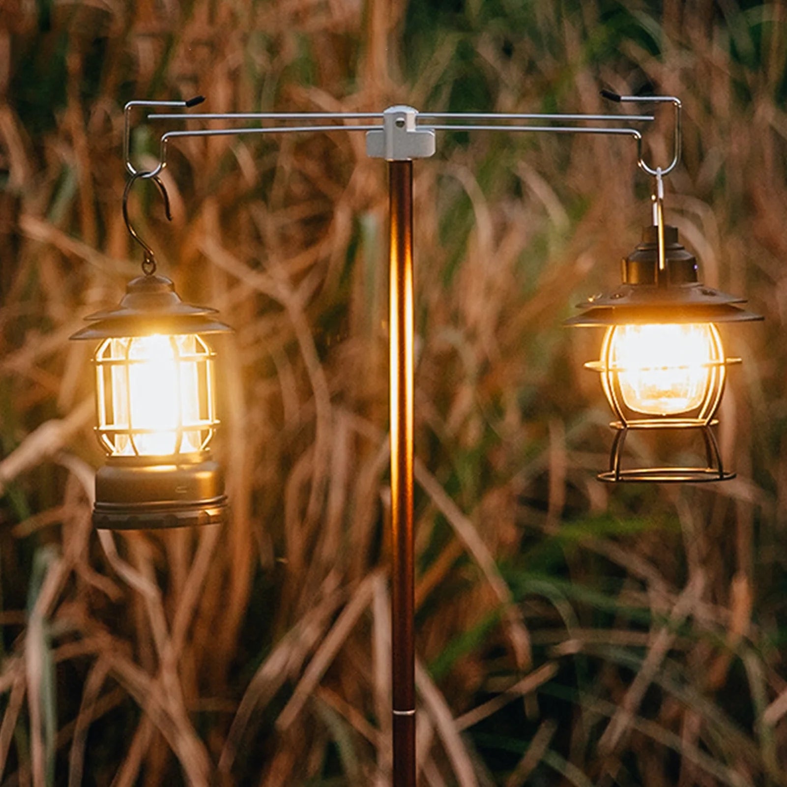 Portable Collapsible Aluminum Lantern Pole I34347