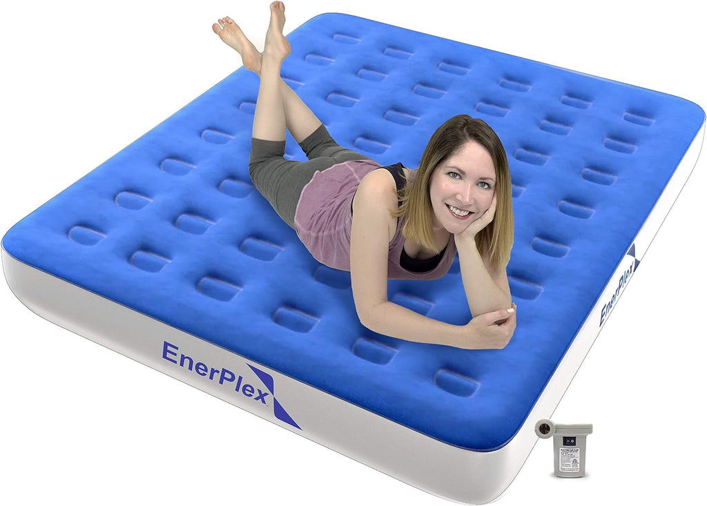 Queen Camping Airbed with High Speed Pump Air Mattress X44595