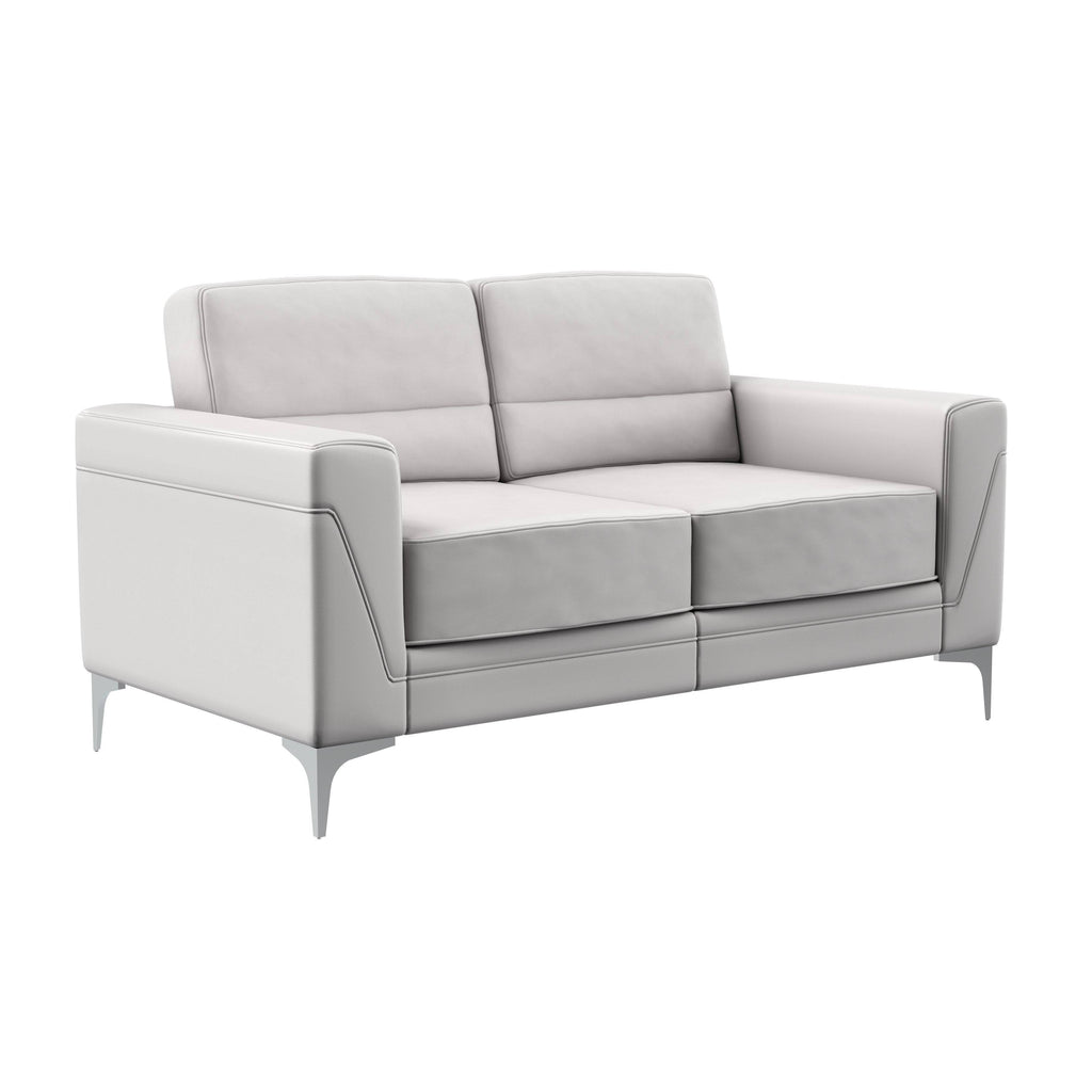 Light Grey Loveseat X20887