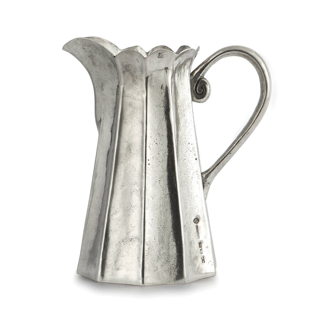 Vintage Tall Scalloped Pitcher Z581