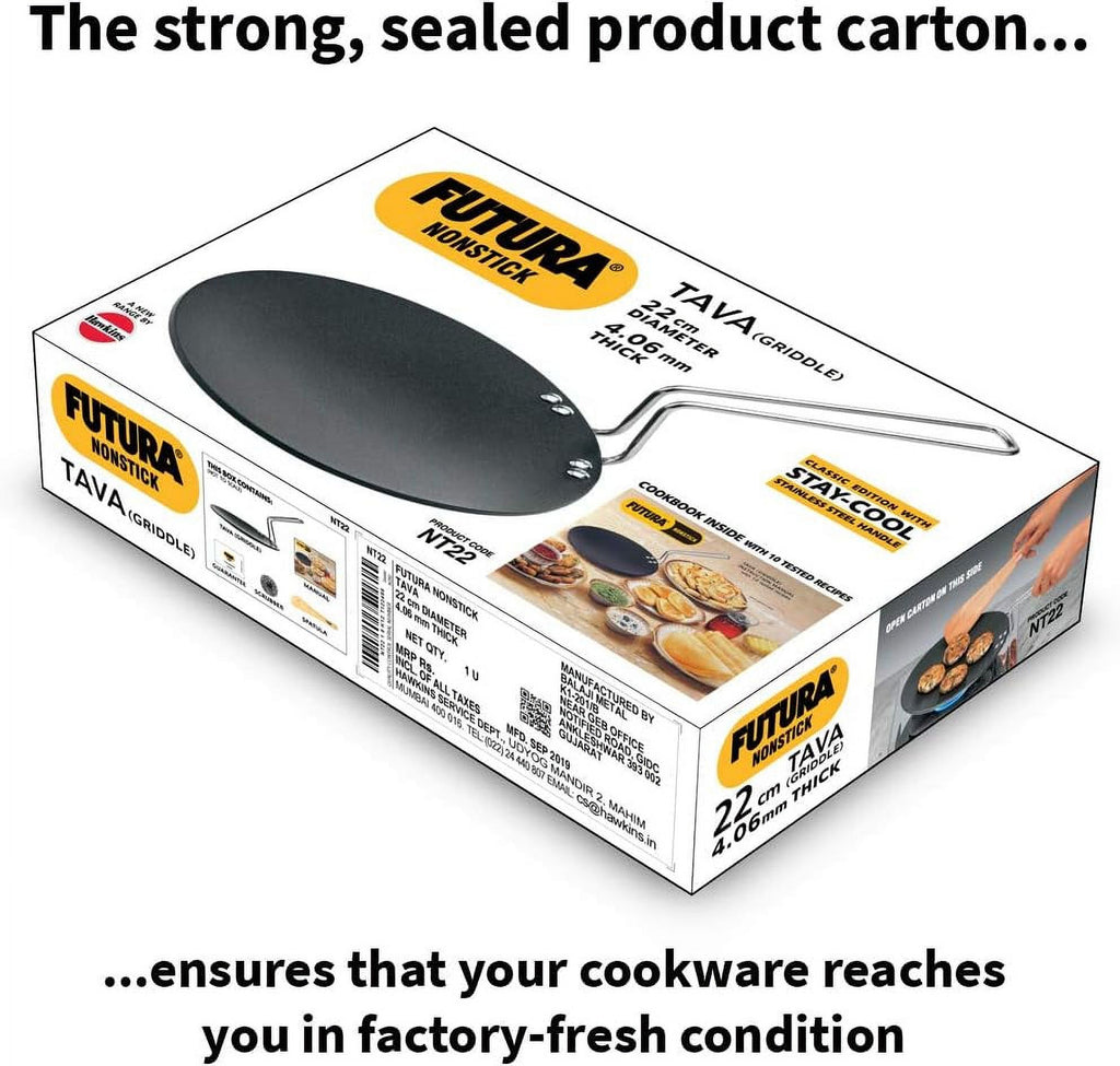 Concave Tava Griddle with Steel Handle, 8.5-Inch M4926