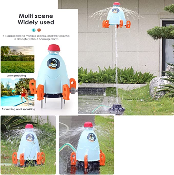 Water Rocket Sprinkler Toy for Kids M7780