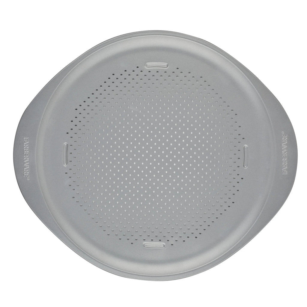 Nonstick Baking Sheet and Pizza Crisper Pan Set, 2-Piece, Gray E1519