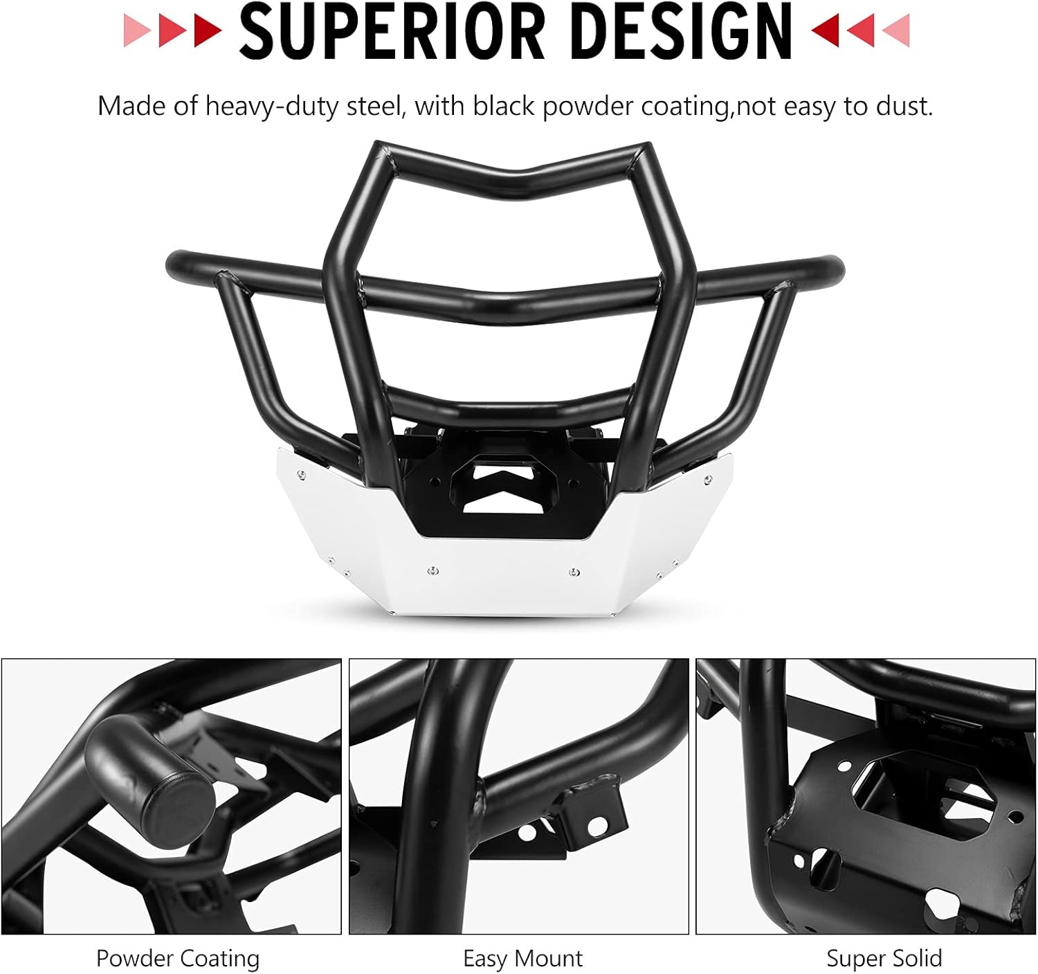 Heavy-duty Steel Tube UTV Front Bumper Bar T7761