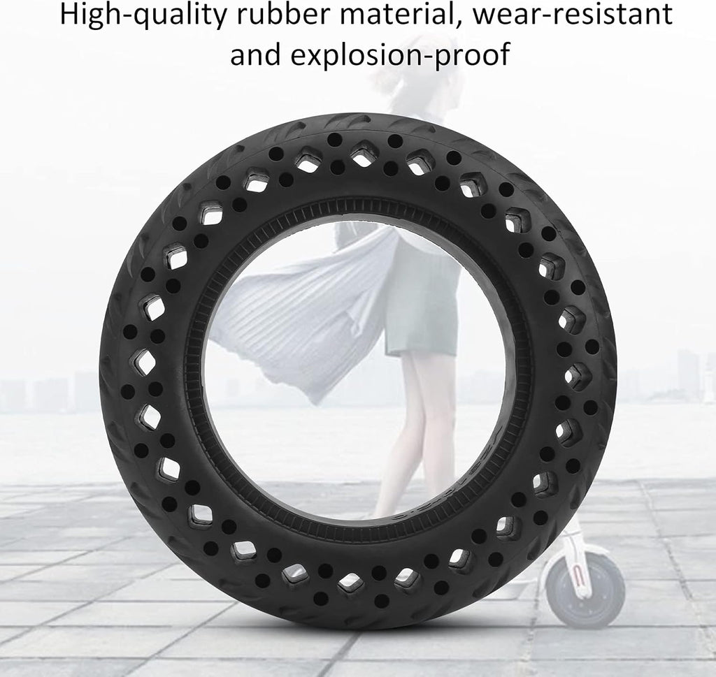 10x2.0in Solid Rubber Electric Scooter Tire Pack of 2 A865